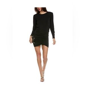 Retrofete Elegant Black Long Sleeve Dress